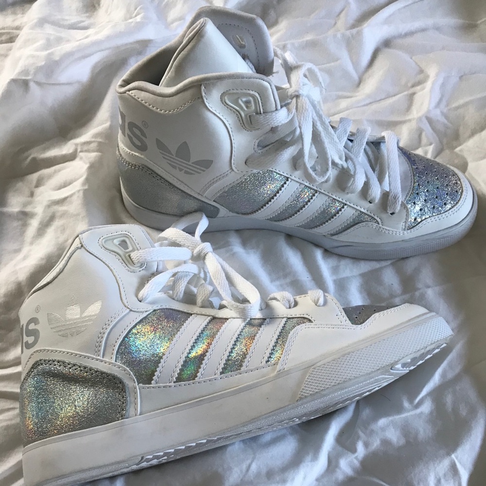 Adidas White High Tops